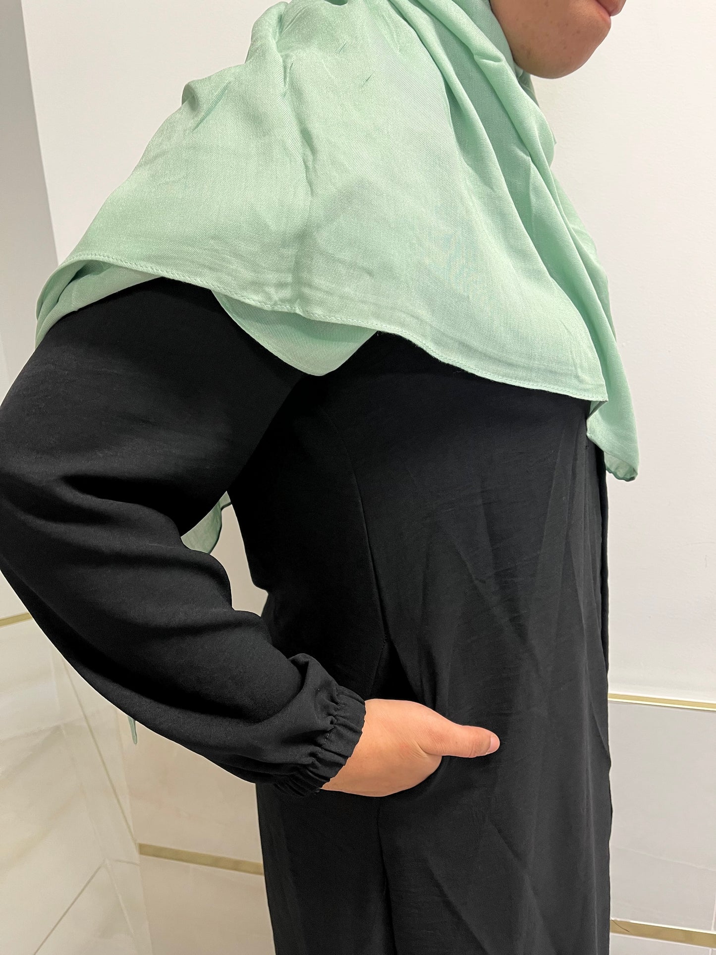 2-Piece Button-Down Dress with Pockets