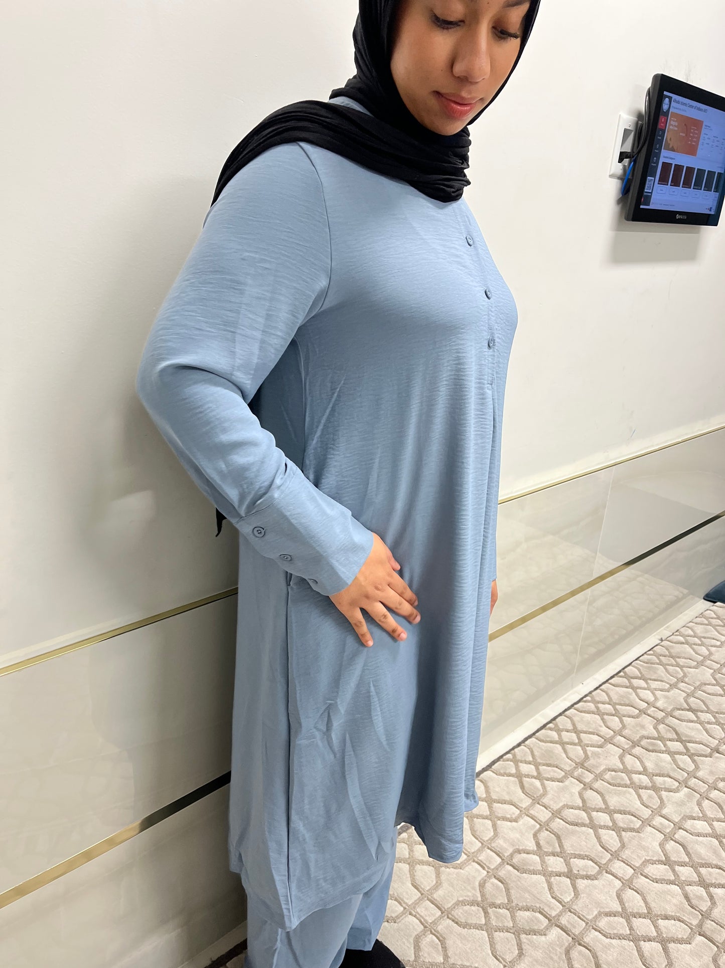2-Piece Button Up Dress with Pockets (Style 1)