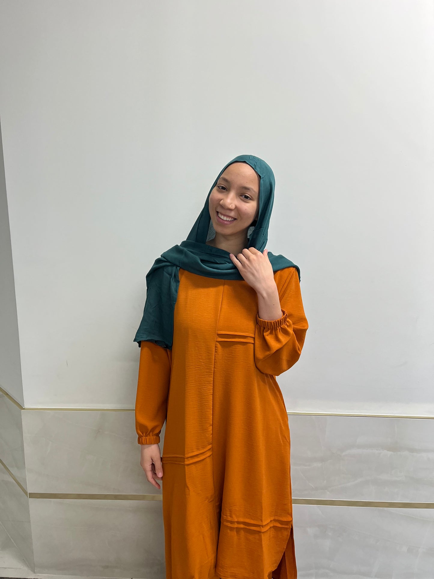 Colorful 2-Piece Dress with Pockets