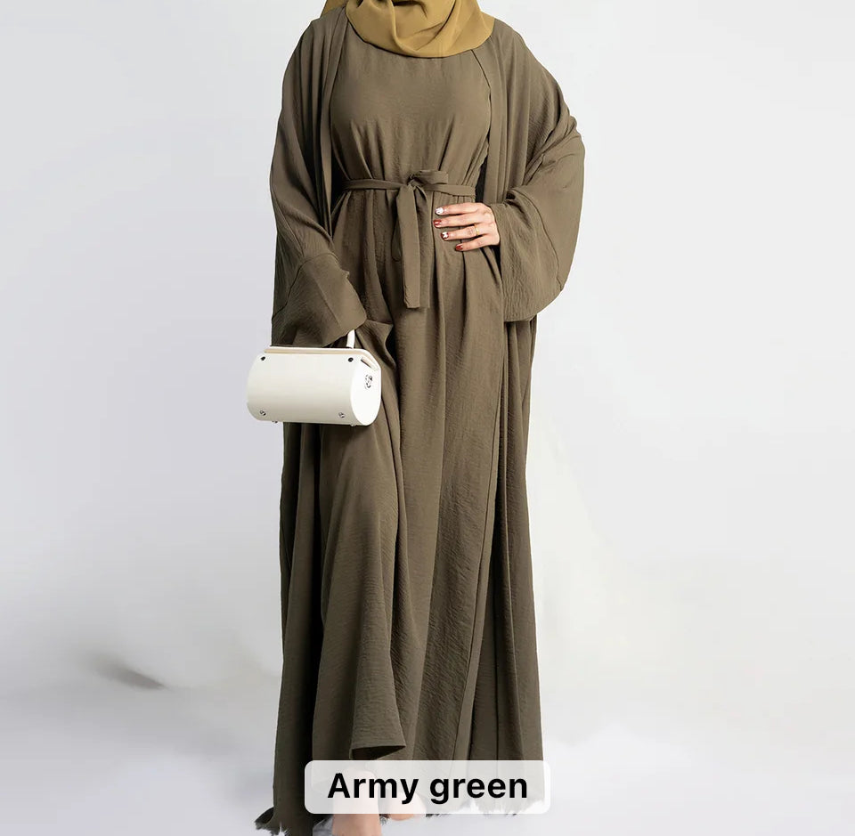 2-Piece Abaya with Pockets
