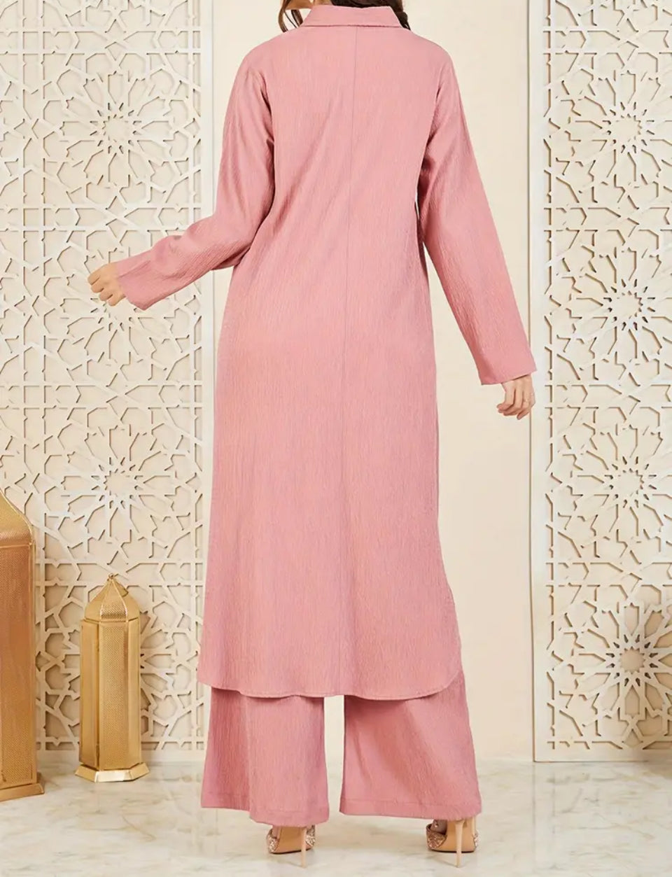 2-Piece Button-Down Dress