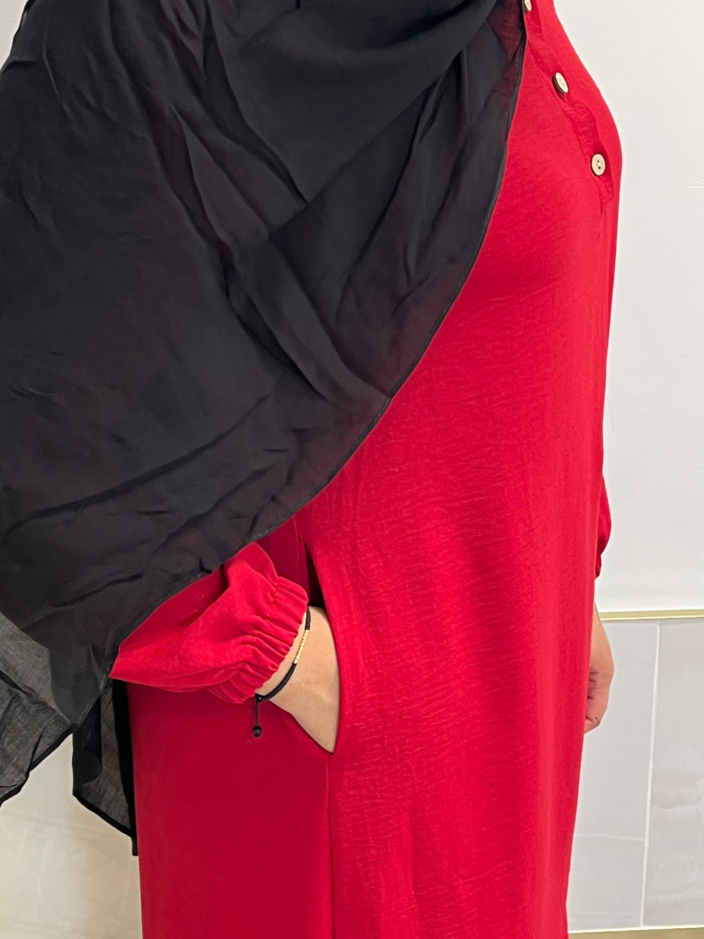 2-Piece Button Up Dress with Pockets (Style 2)