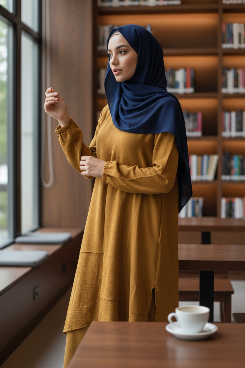 Longline Two-Piece Suit with Pockets