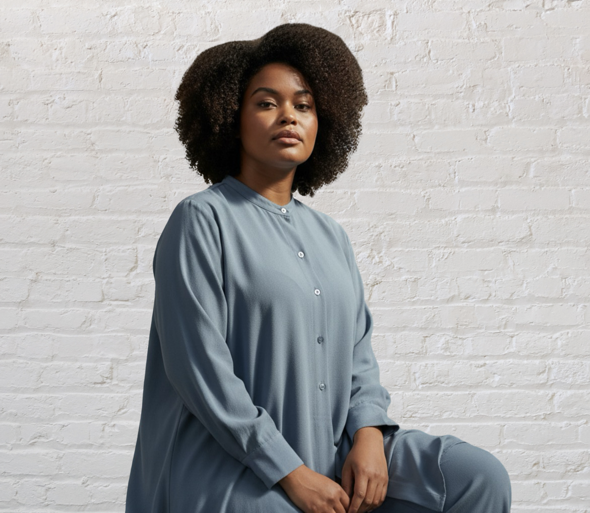 Plus size 2-Piece Button Up Dress with Pockets (Style 1)