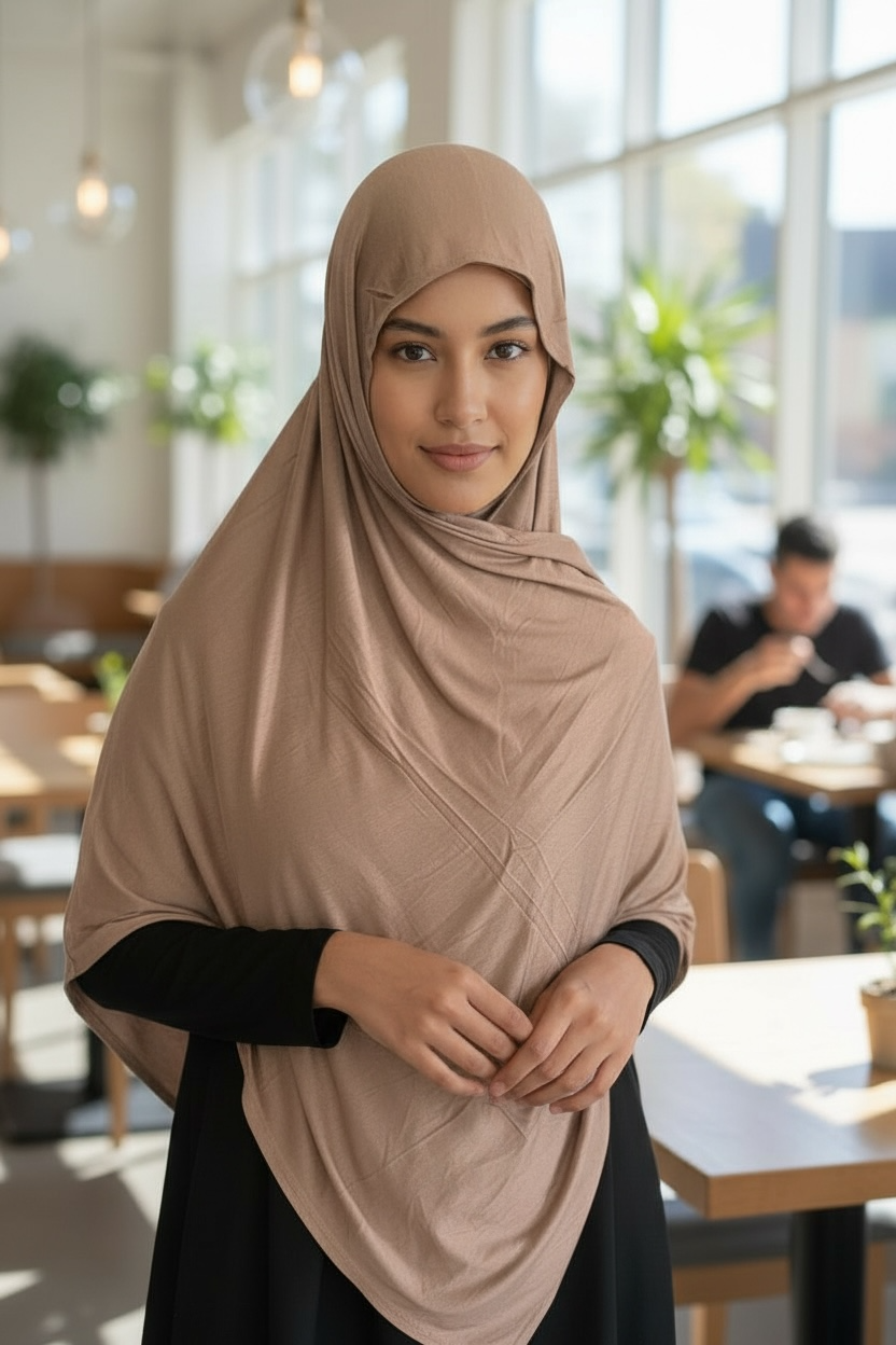 Plain Jersey Hijab