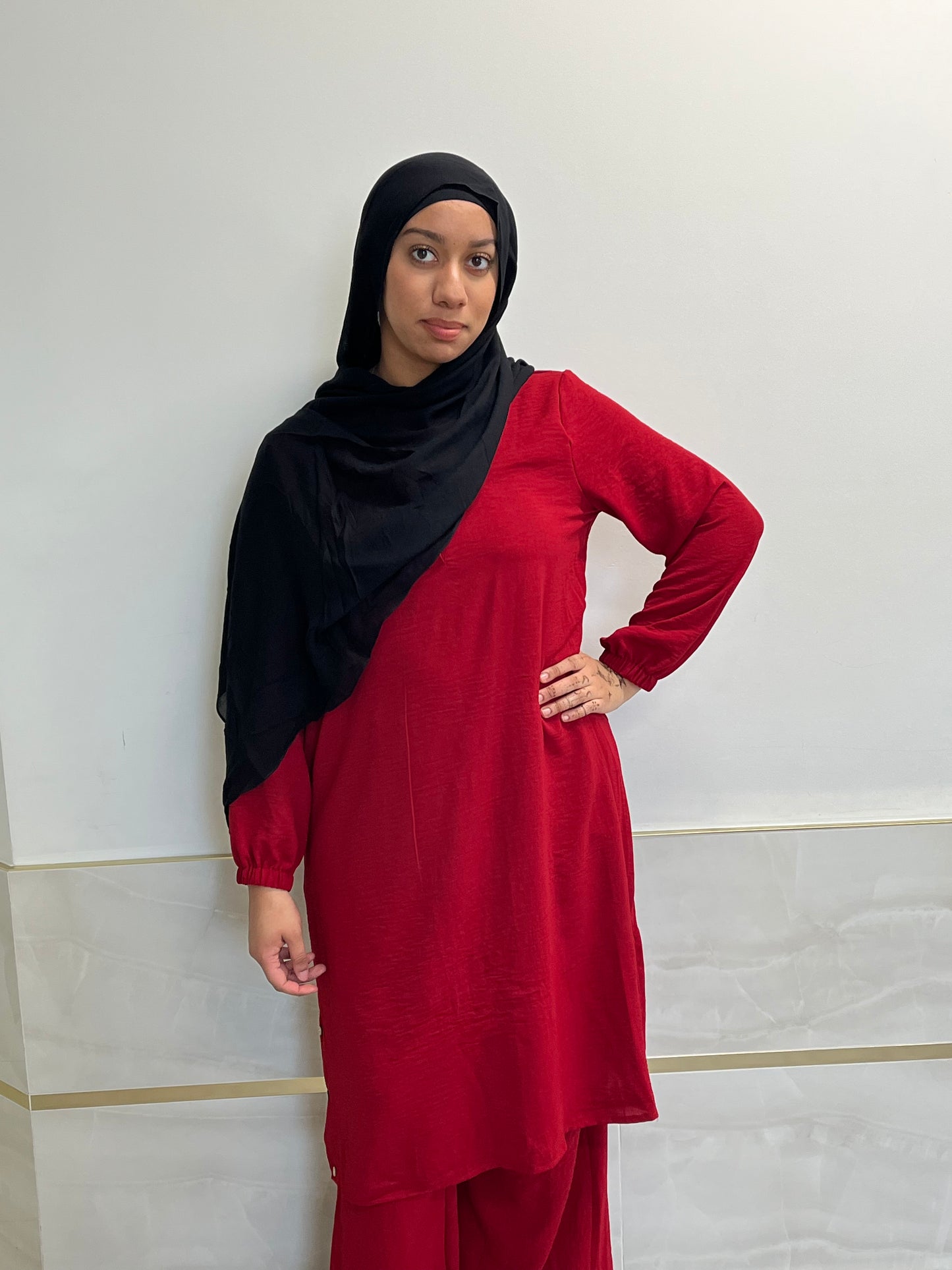 2-Piece Button Up Dress with Pockets (Style 2)