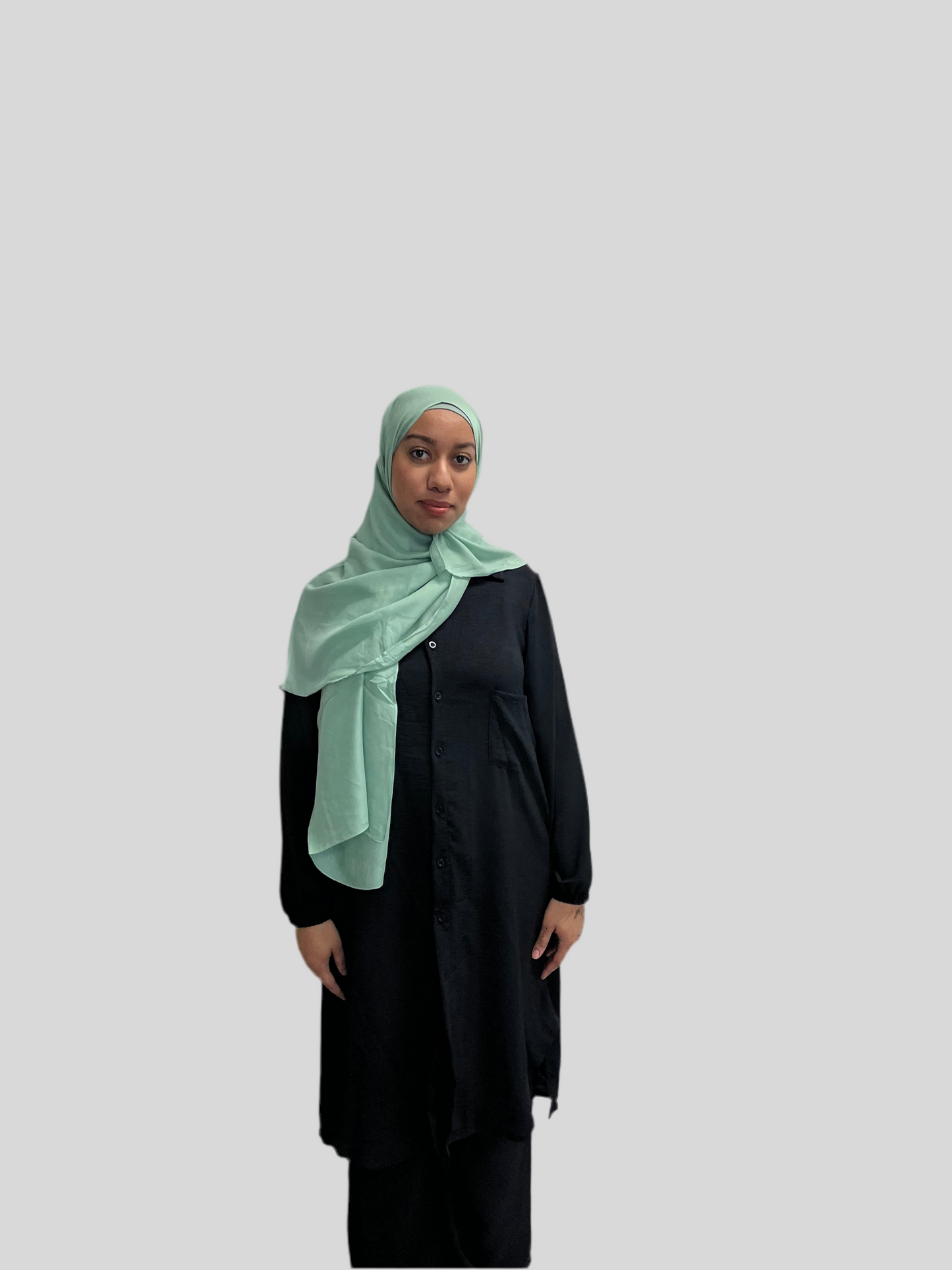 2-Piece Button-Down Dress with Pockets