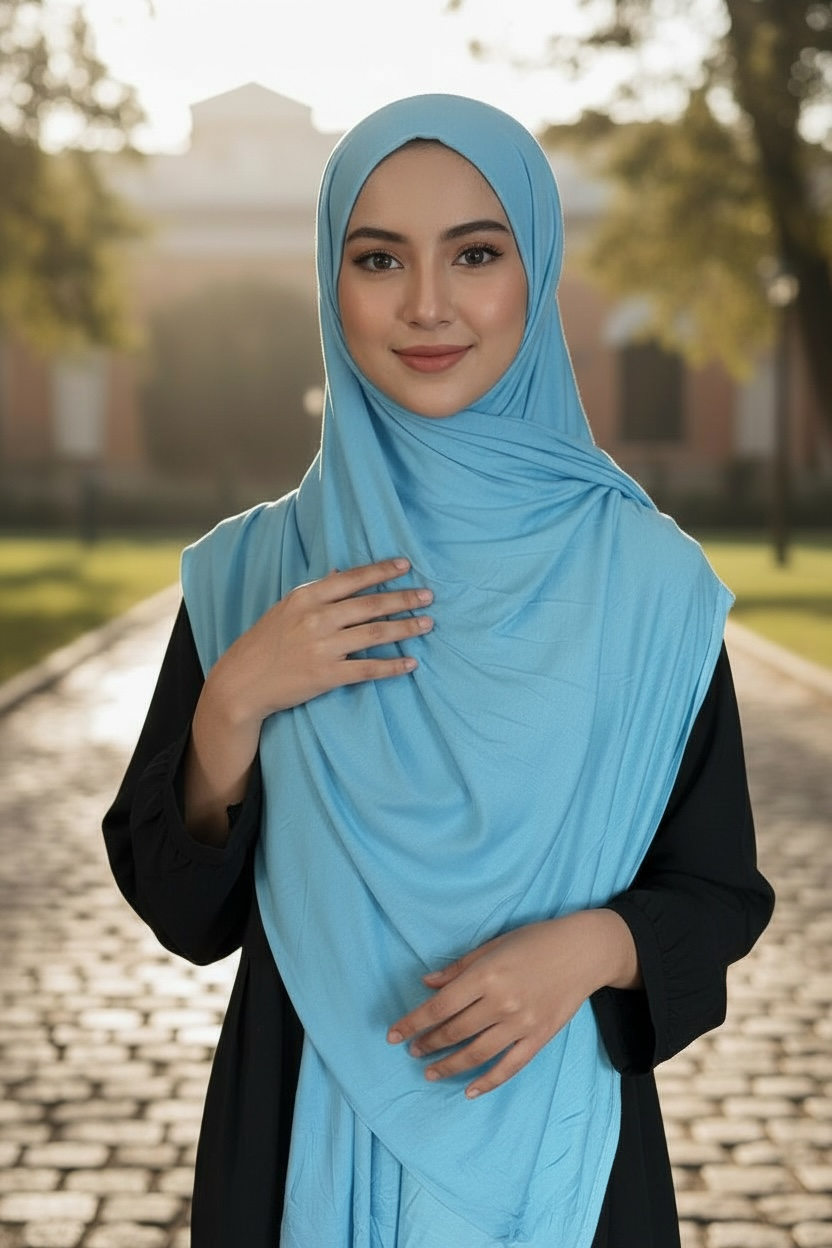 Plain Jersey Hijab