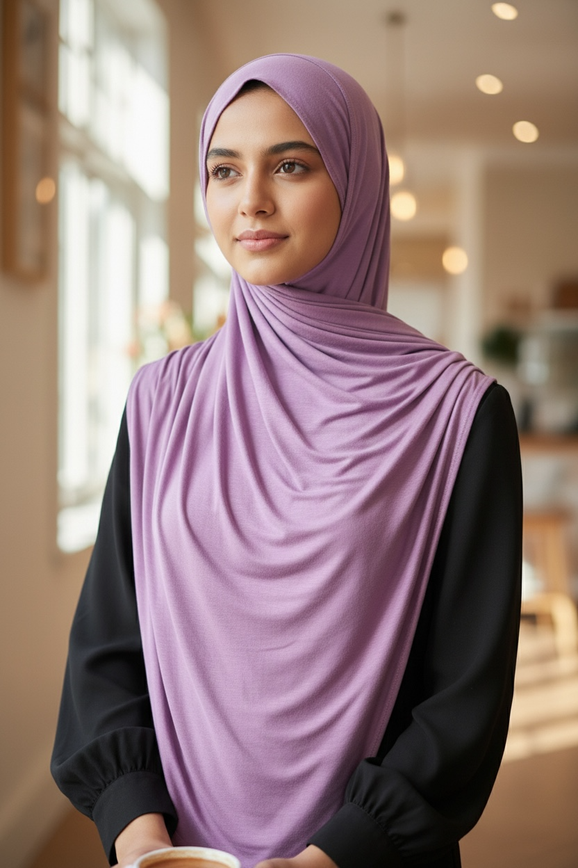 Plain Jersey Hijab