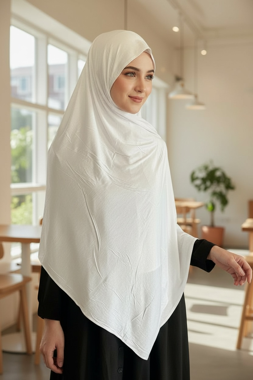 Plain Jersey Hijab