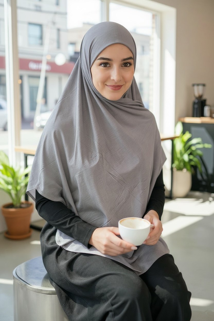 Plain Jersey Hijab