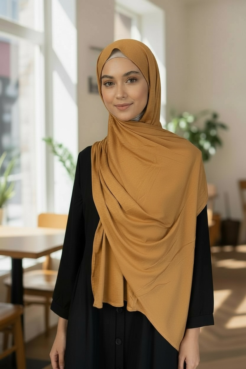 Plain Jersey Hijab