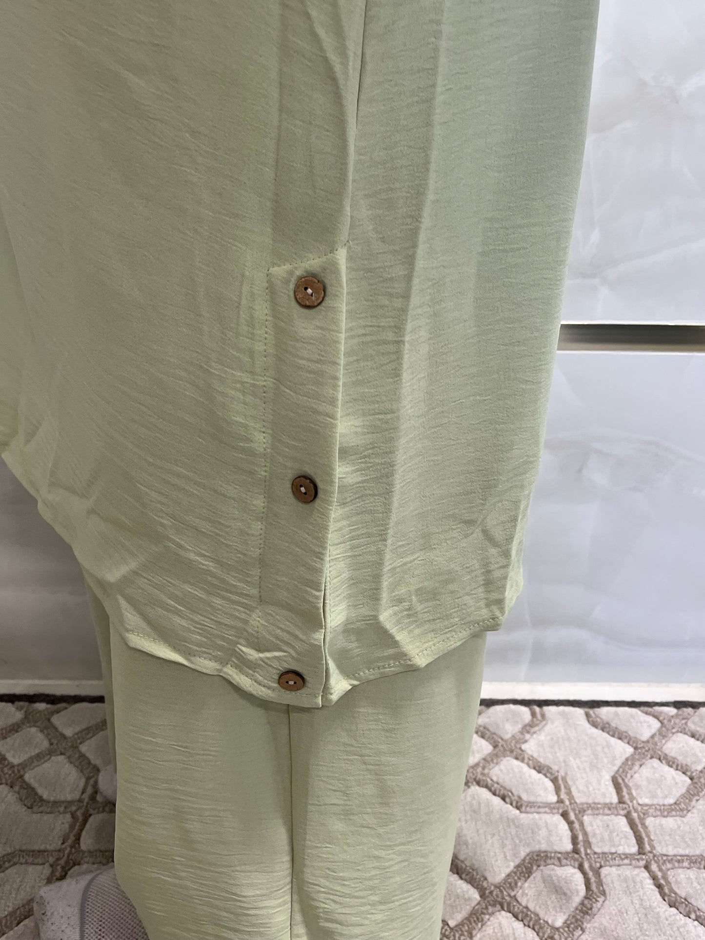 2-Piece Button Up Dress with Pockets (Style 2)