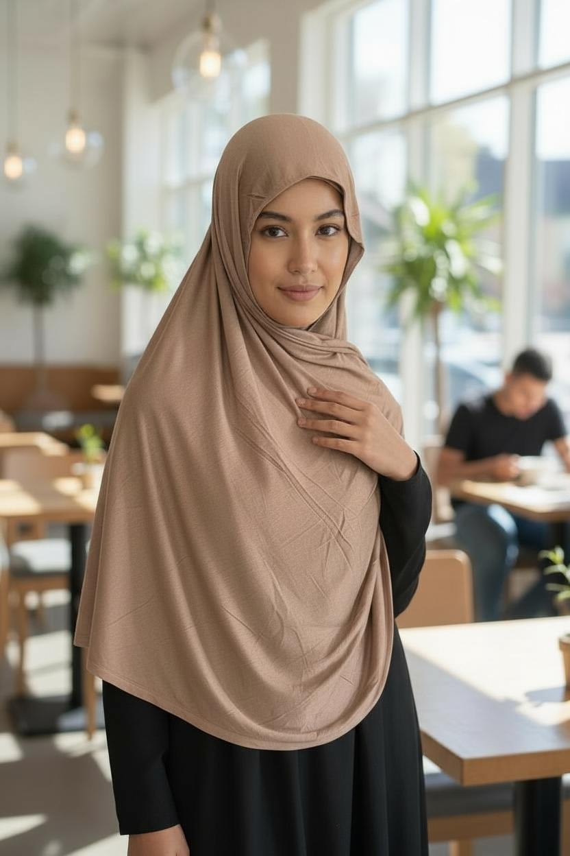 Plain Jersey Hijab