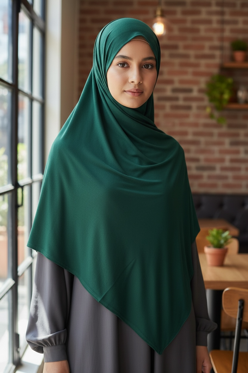 Plain Jersey Hijab