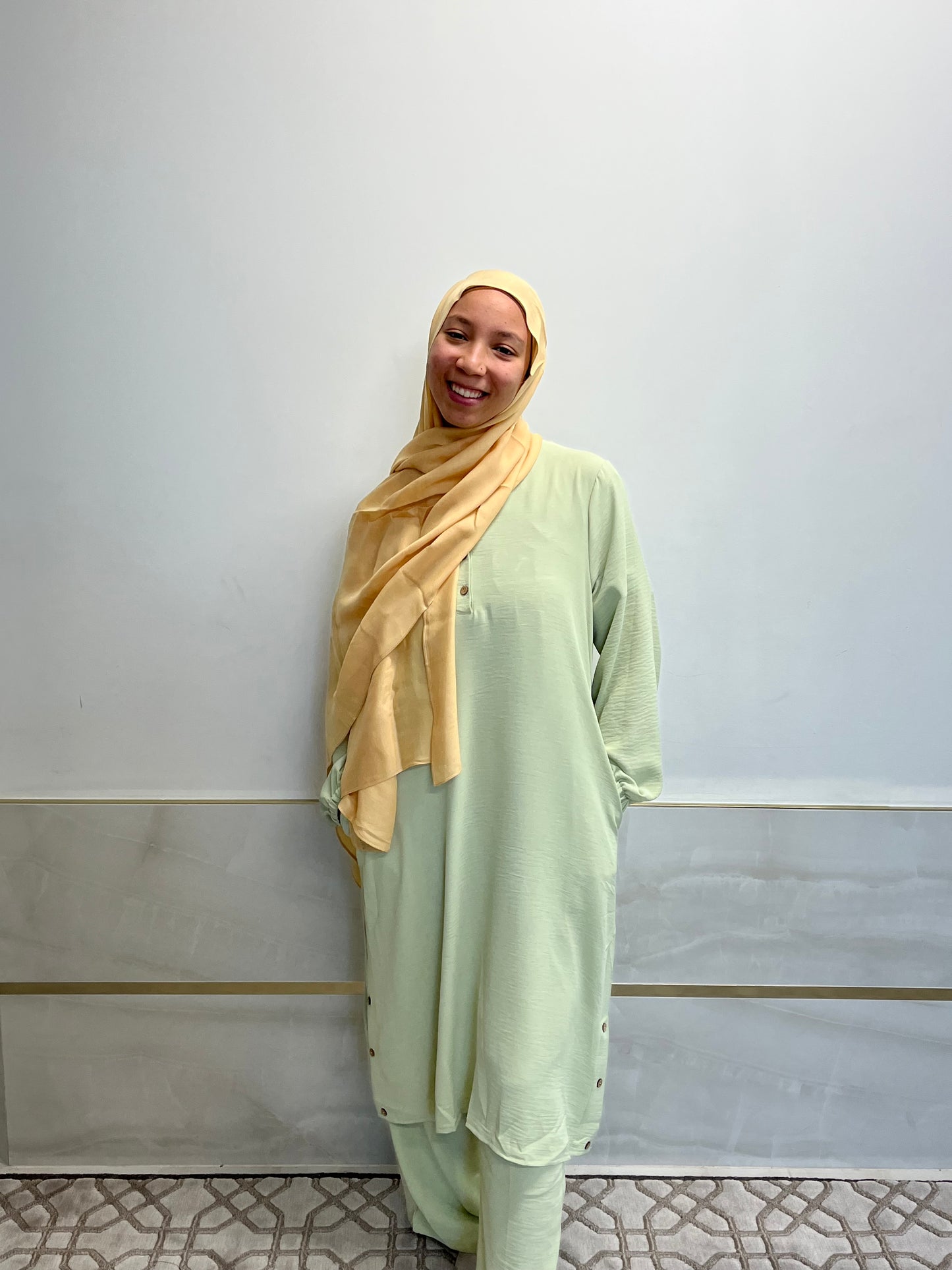 2-Piece Button Up Dress with Pockets (Style 2)