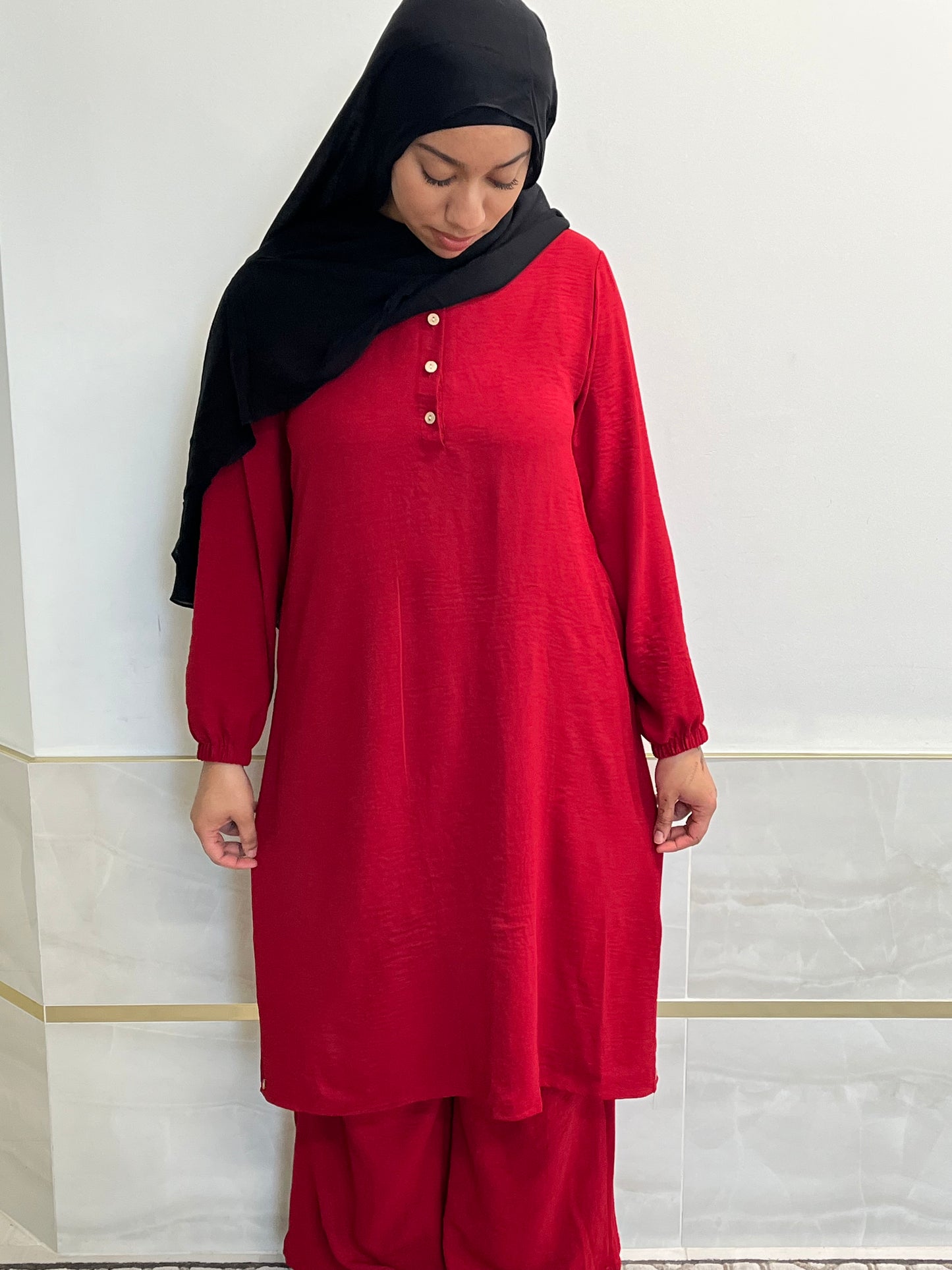 2-Piece Button Up Dress with Pockets (Style 2)