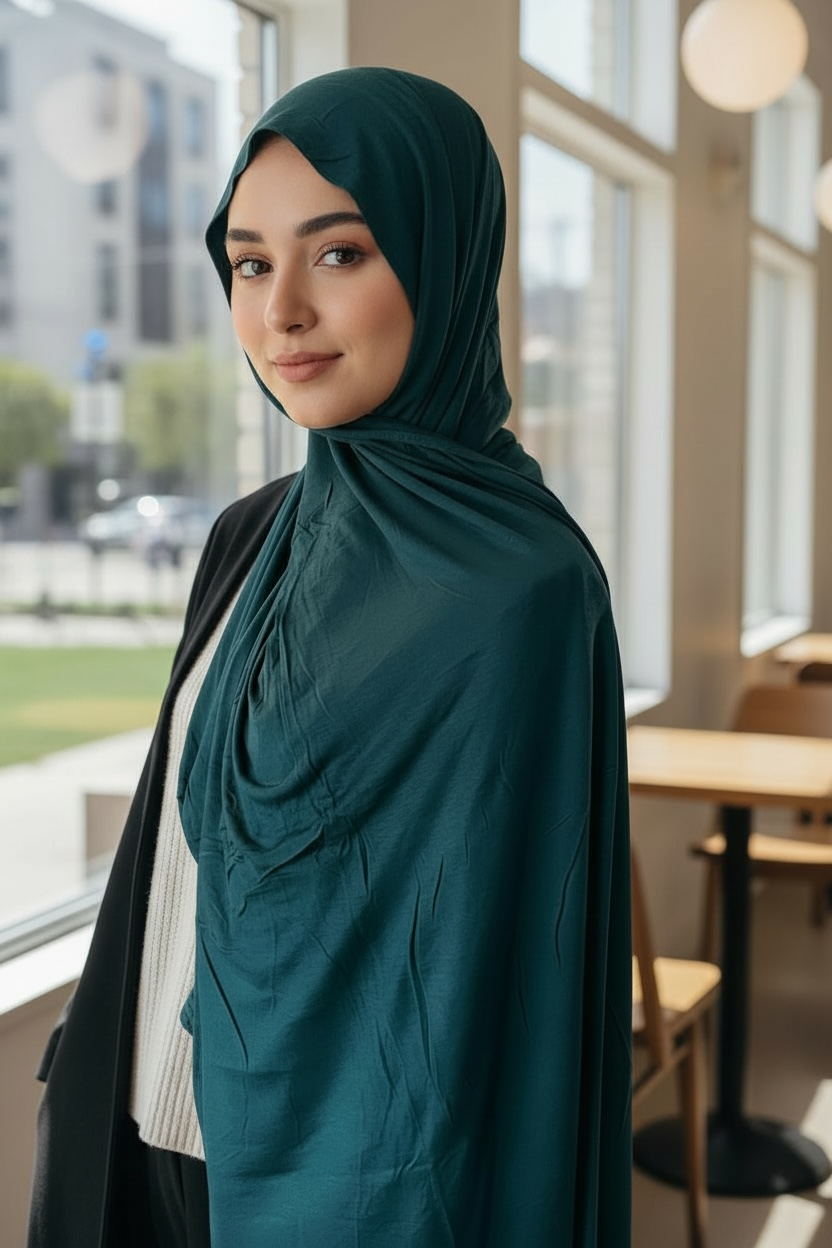 Plain Jersey Hijab