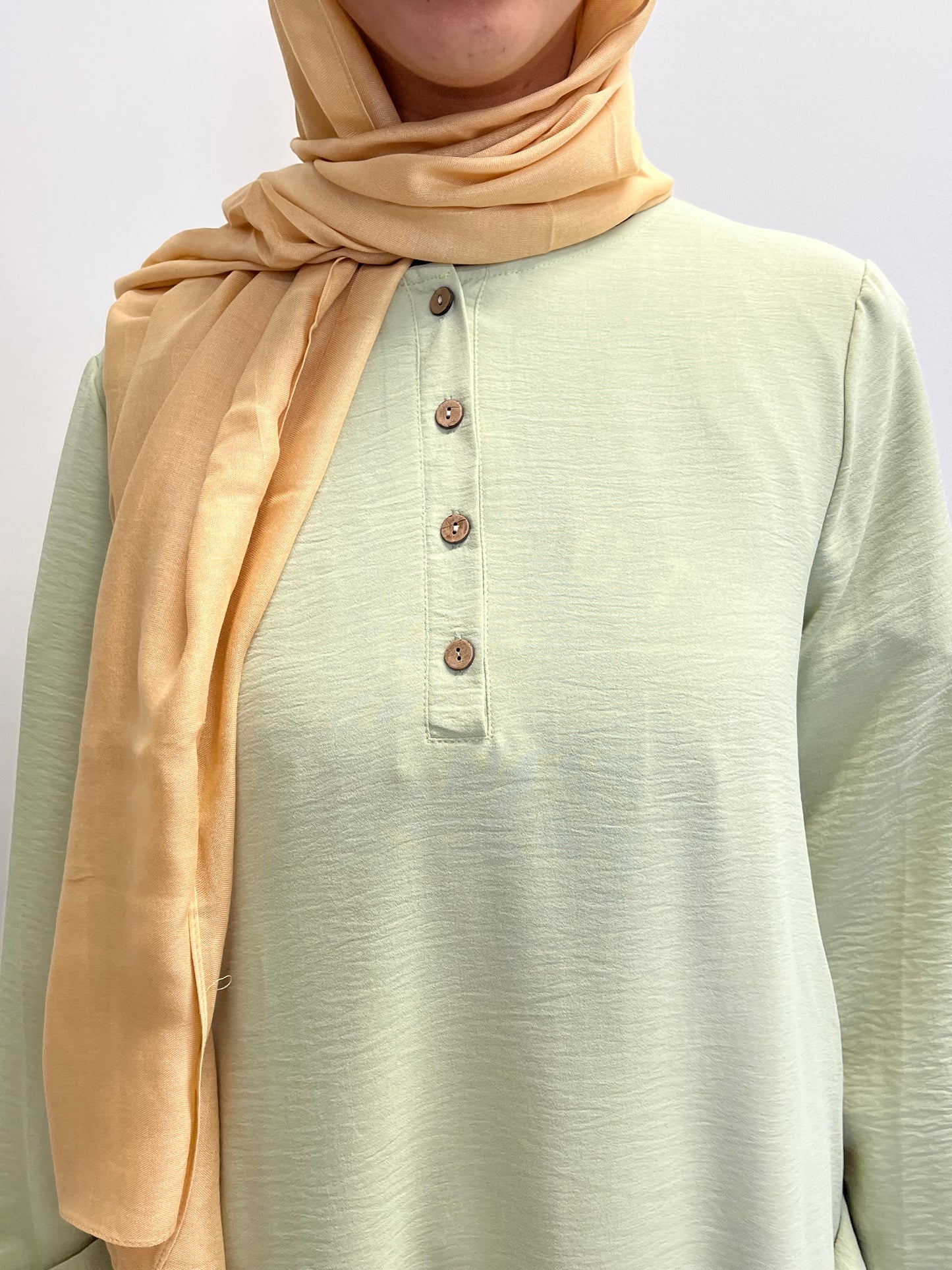 Plus size 2-Piece Button Up Dress with Pockets (Style 2)