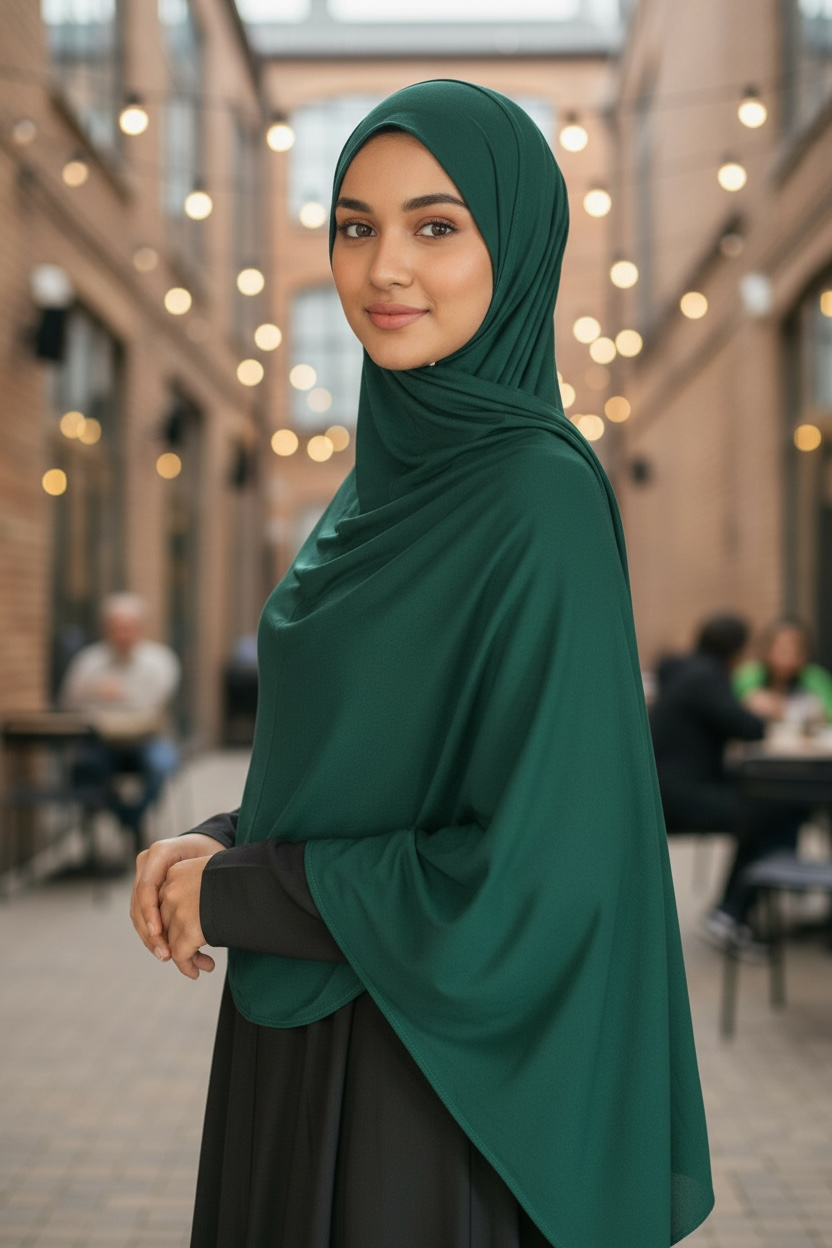 Plain Jersey Hijab