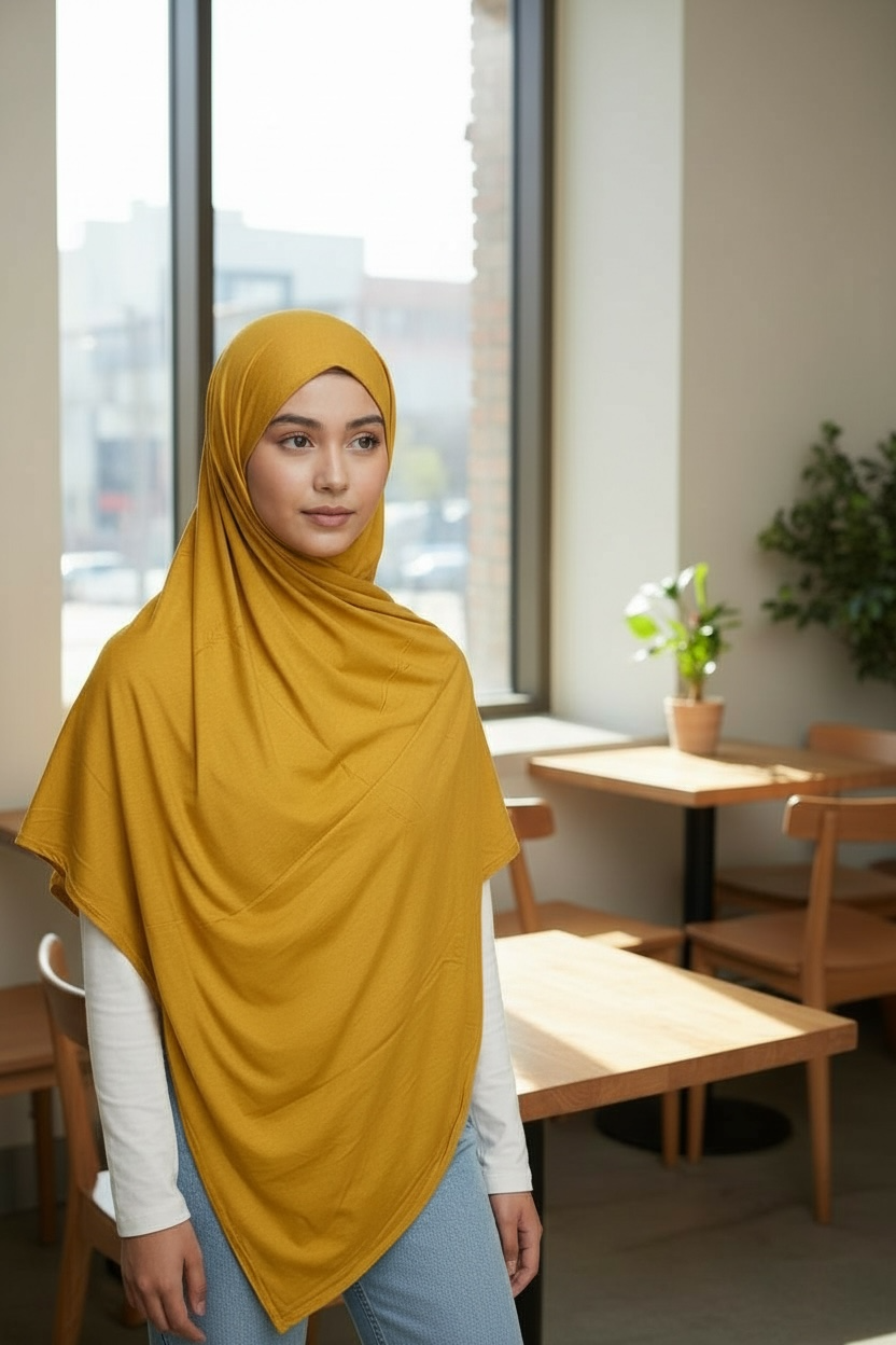 Plain Jersey Hijab