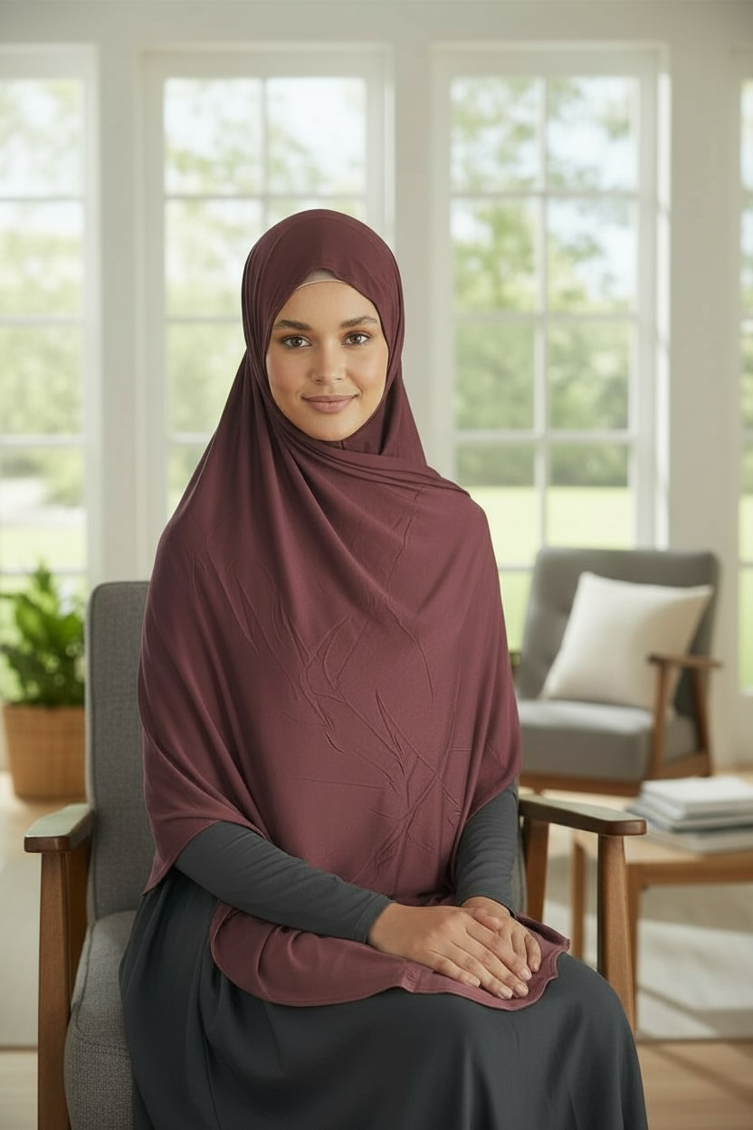Plain Jersey Hijab