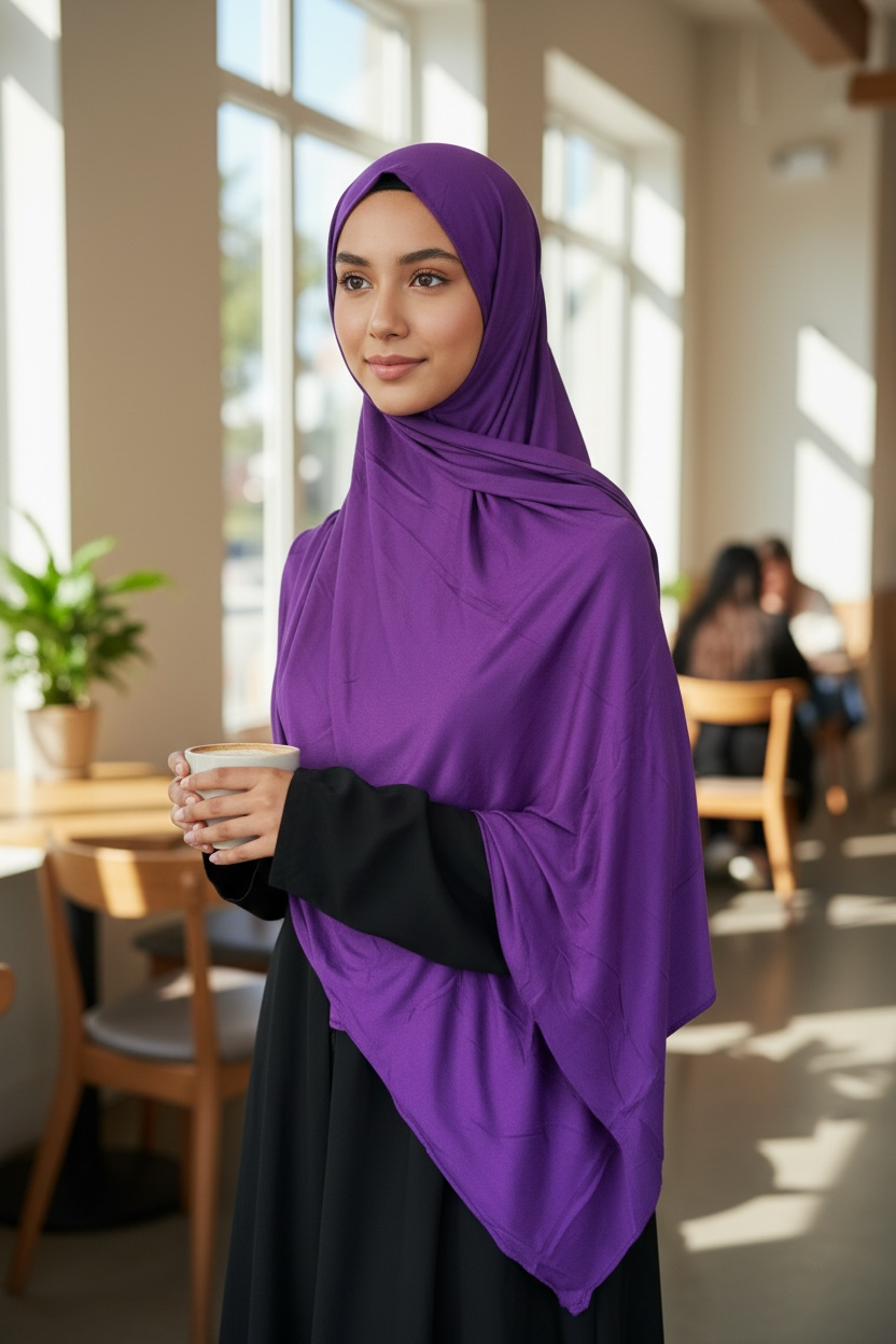 Plain Jersey Hijab
