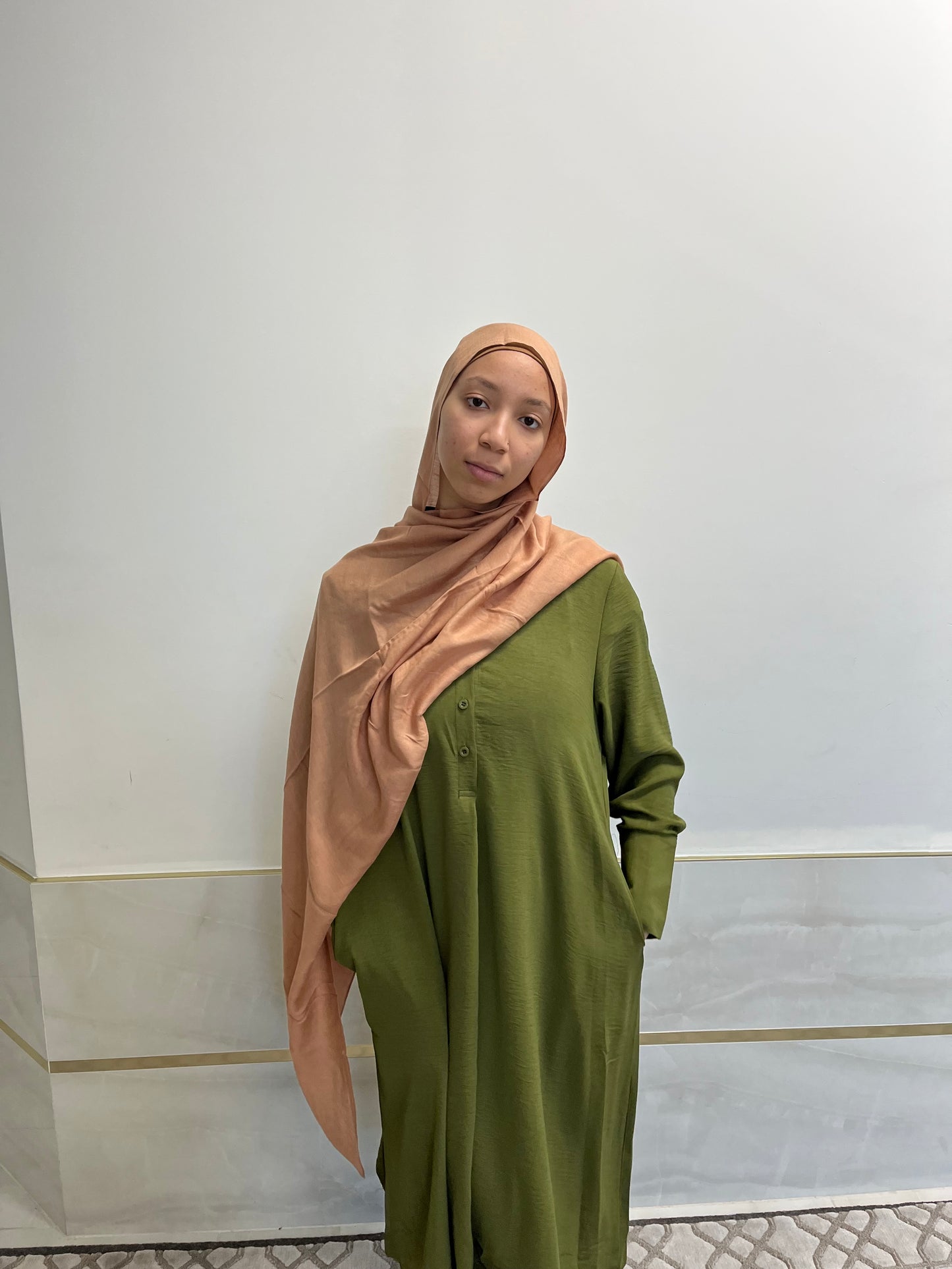 2-Piece Button Up Dress with Pockets (Style 1)