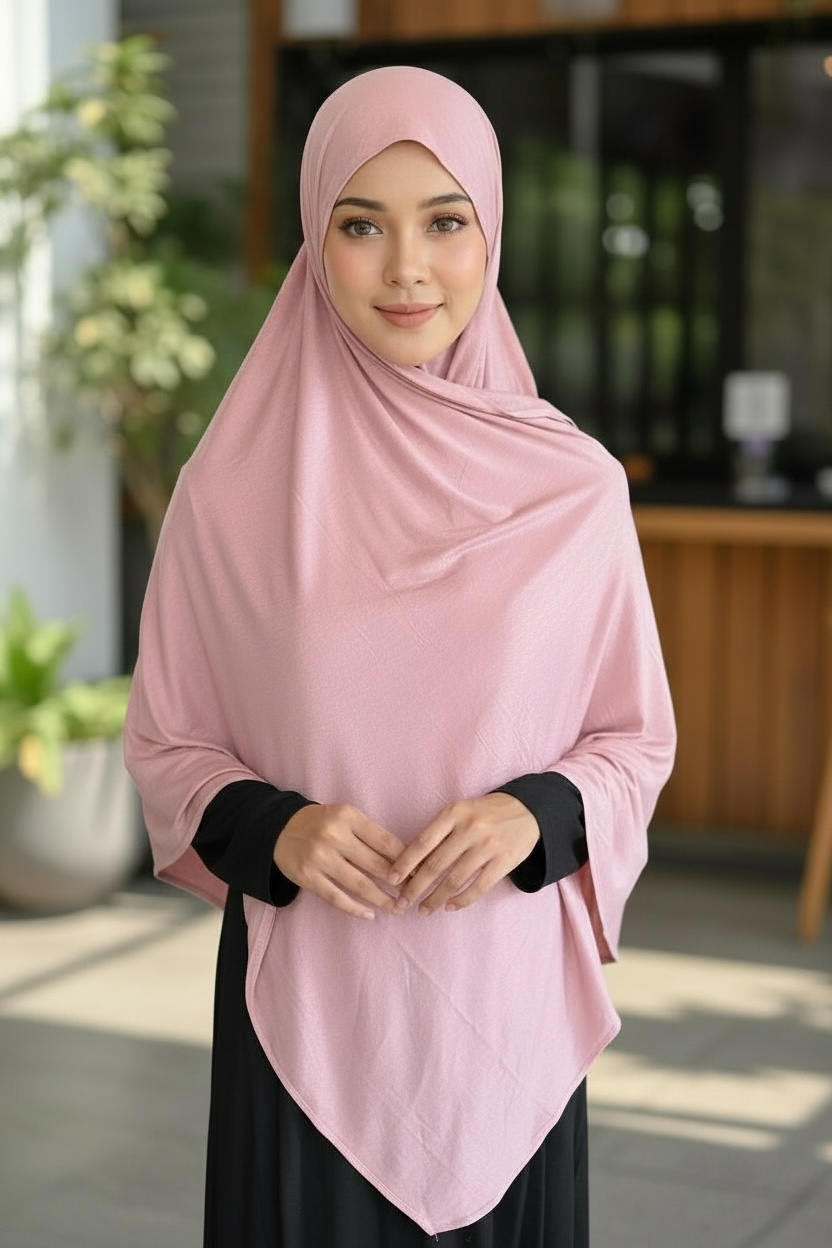 Plain Jersey Hijab