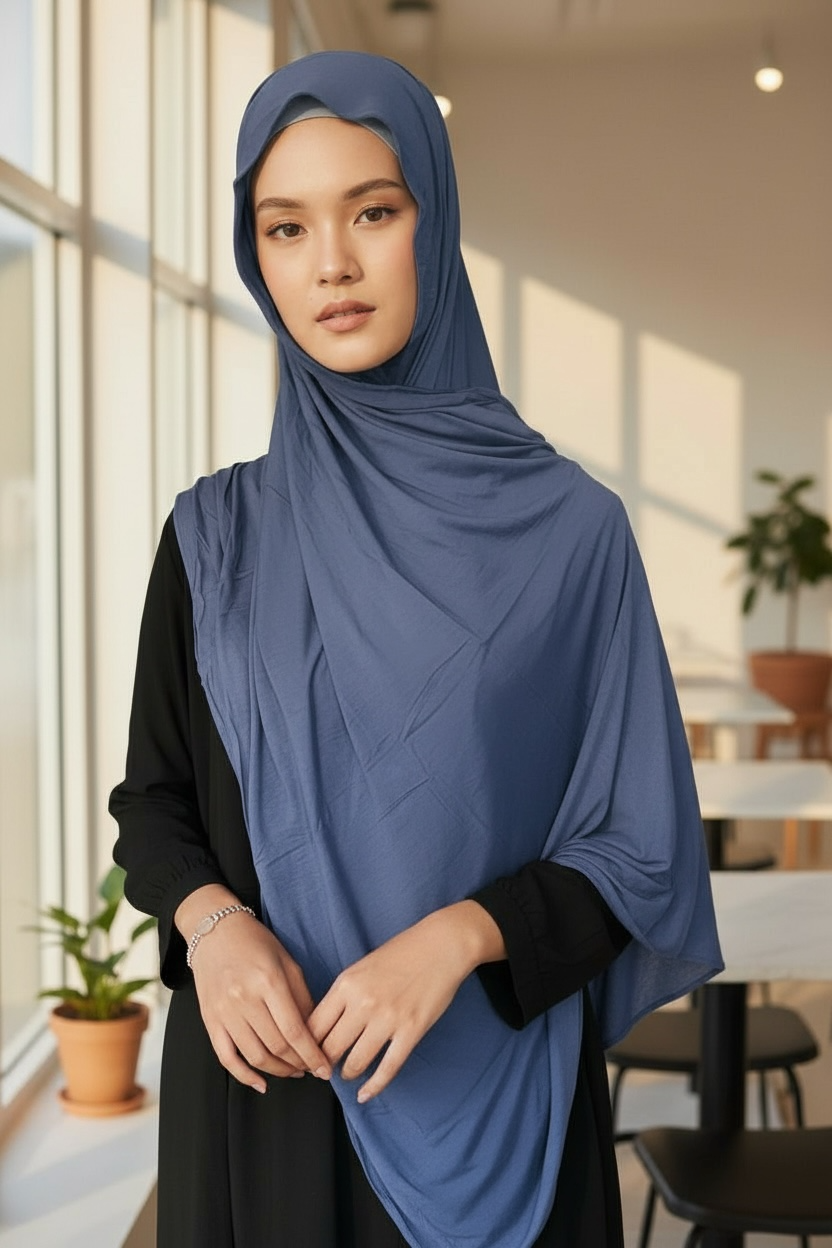 Plain Jersey Hijab