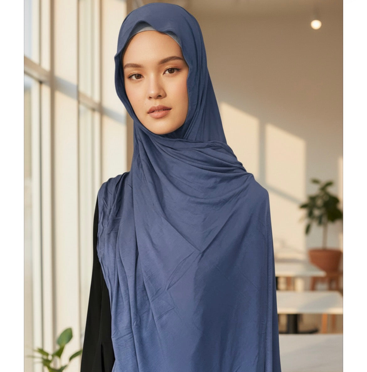 Plain Jersey Hijab