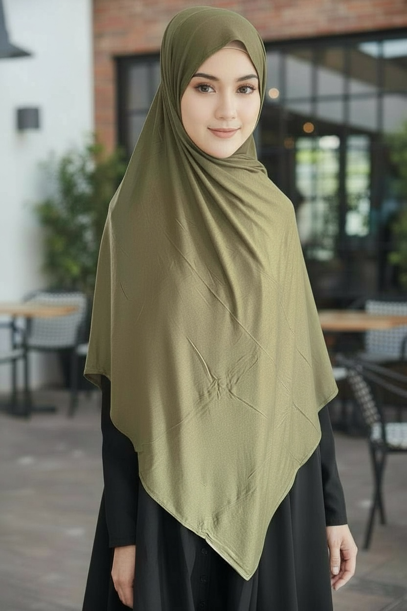 Plain Jersey Hijab