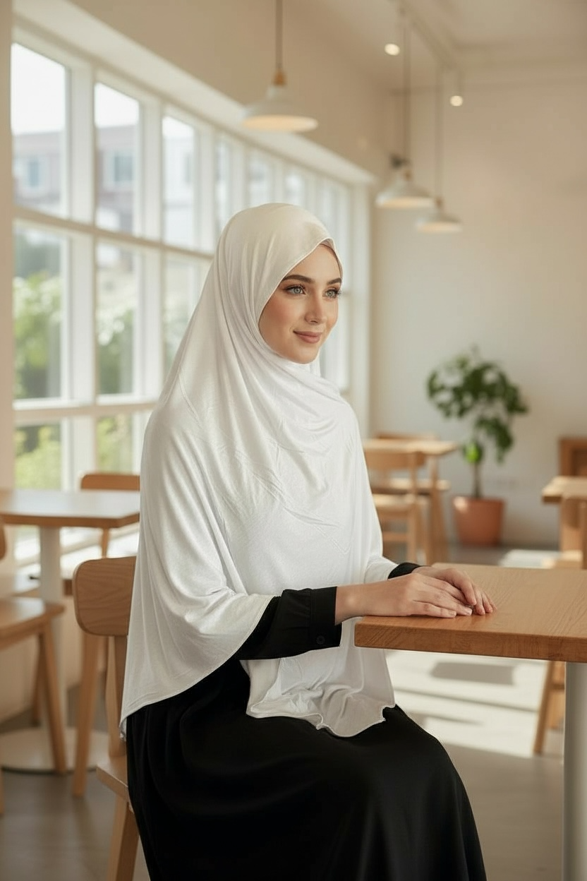 Plain Jersey Hijab