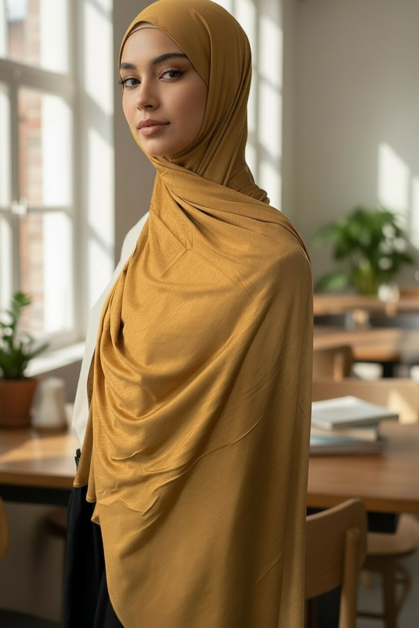 Plain Jersey Hijab