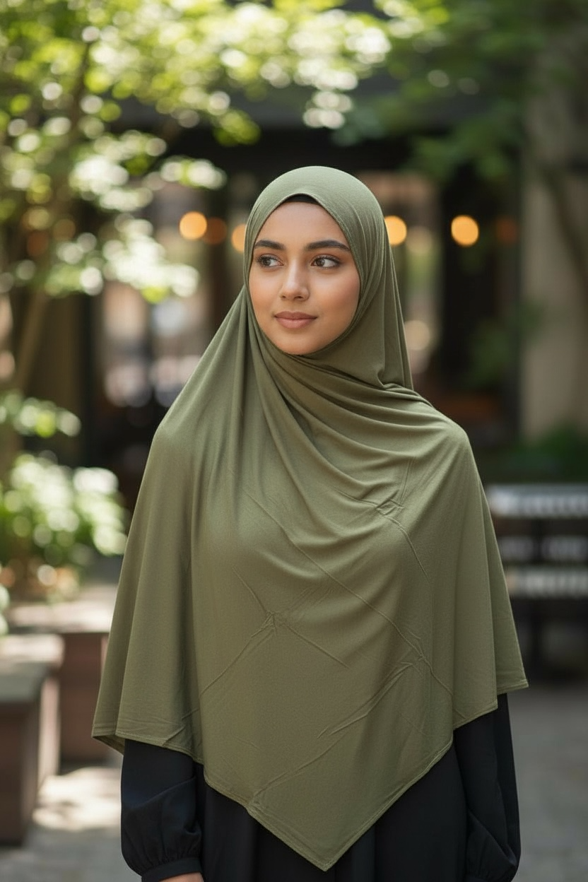 Plain Jersey Hijab
