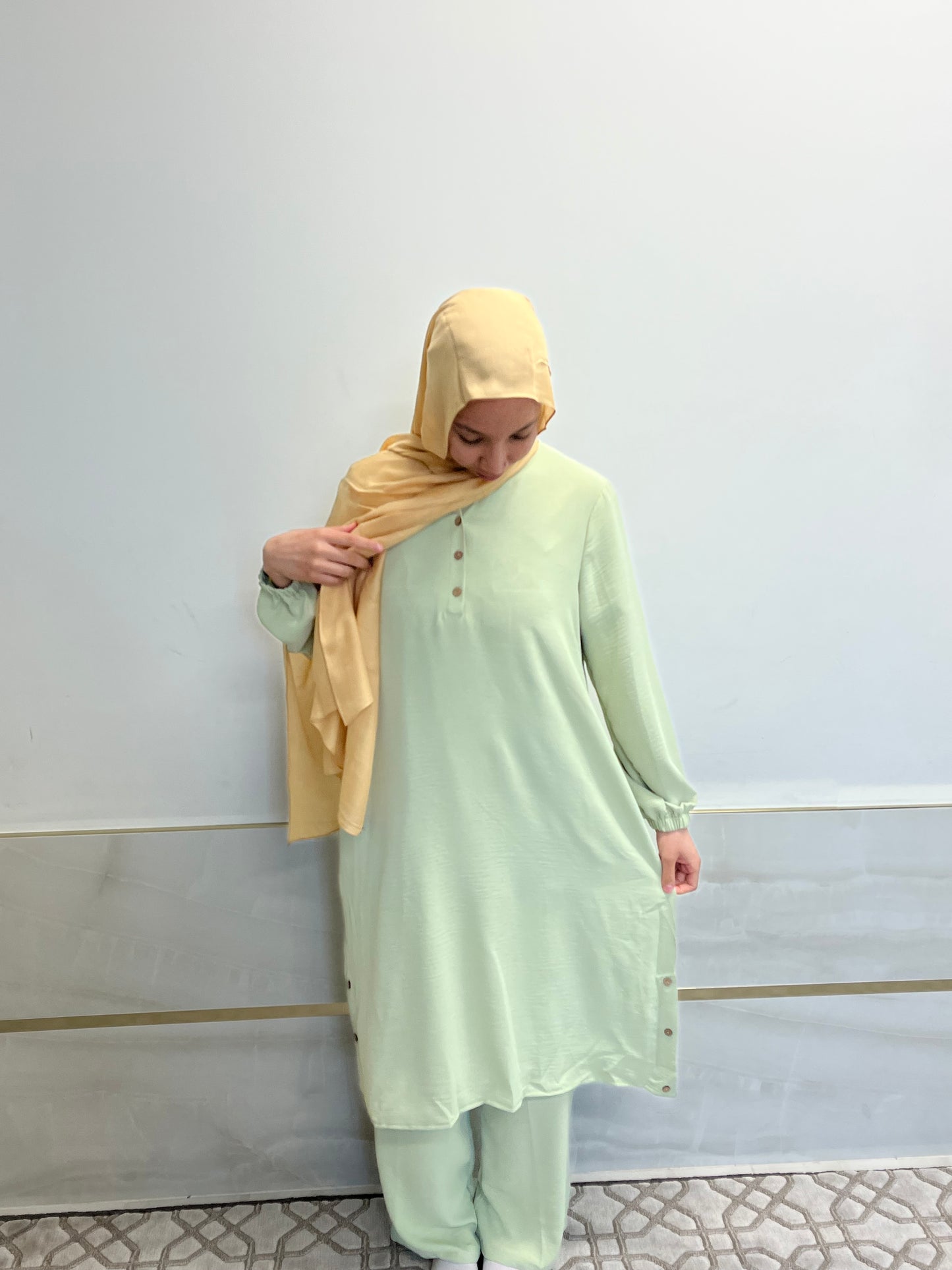 2-Piece Button Up Dress with Pockets (Style 2)