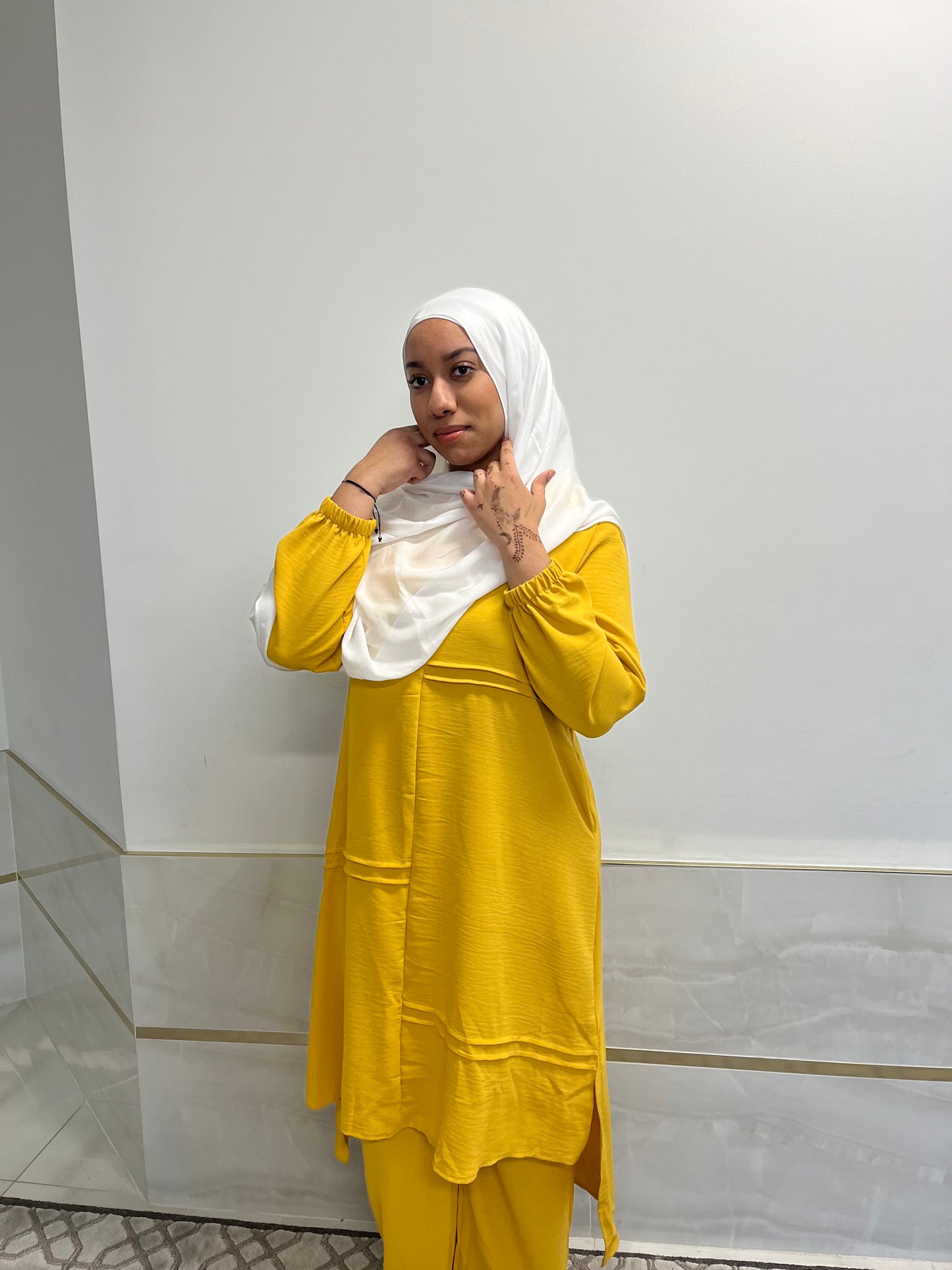 Colorful 2-Piece Dress with Pockets