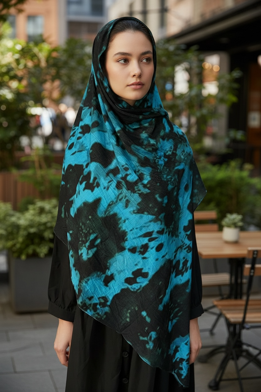 Print jersey Hijab