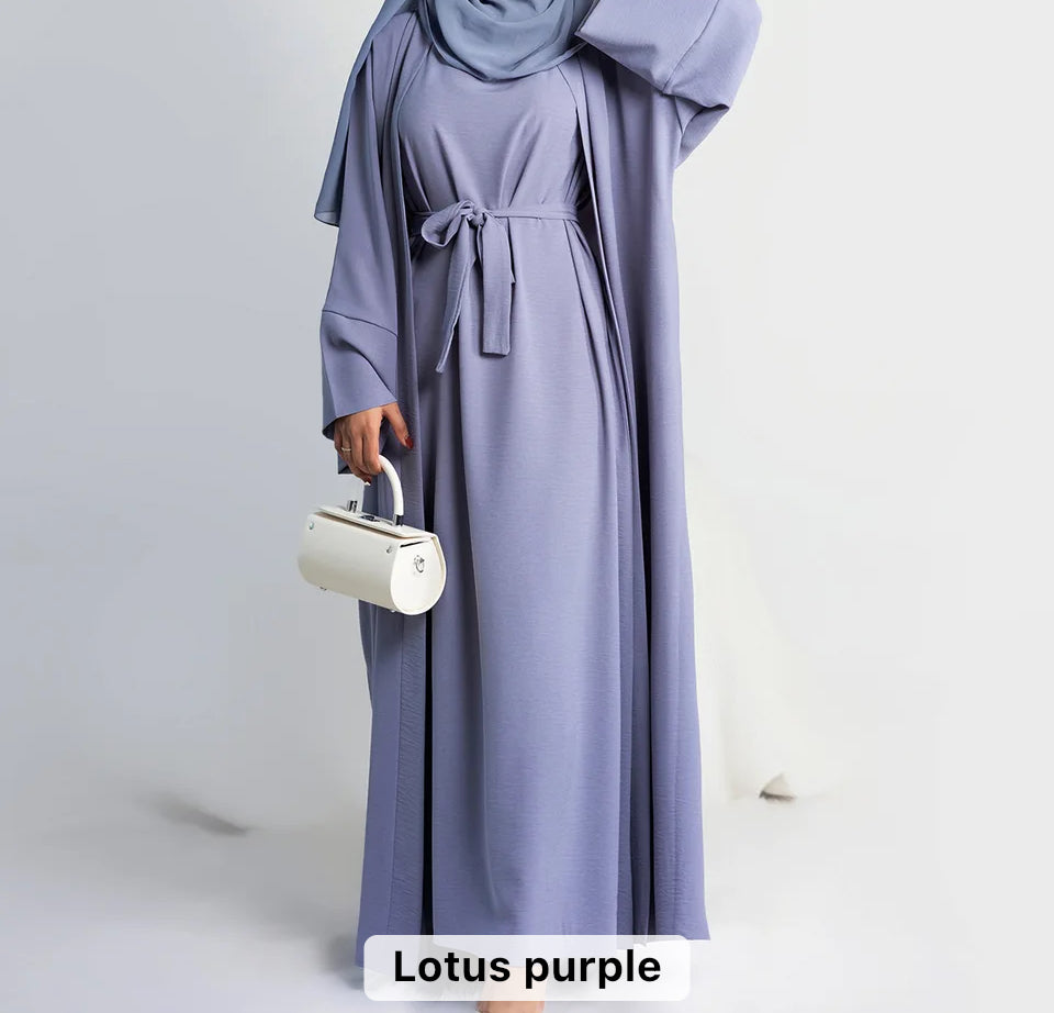 2-Piece Abaya with Pockets