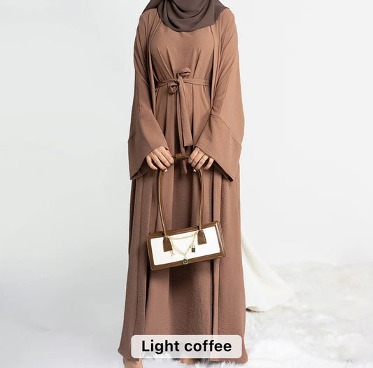 2-Piece Abaya with Pockets