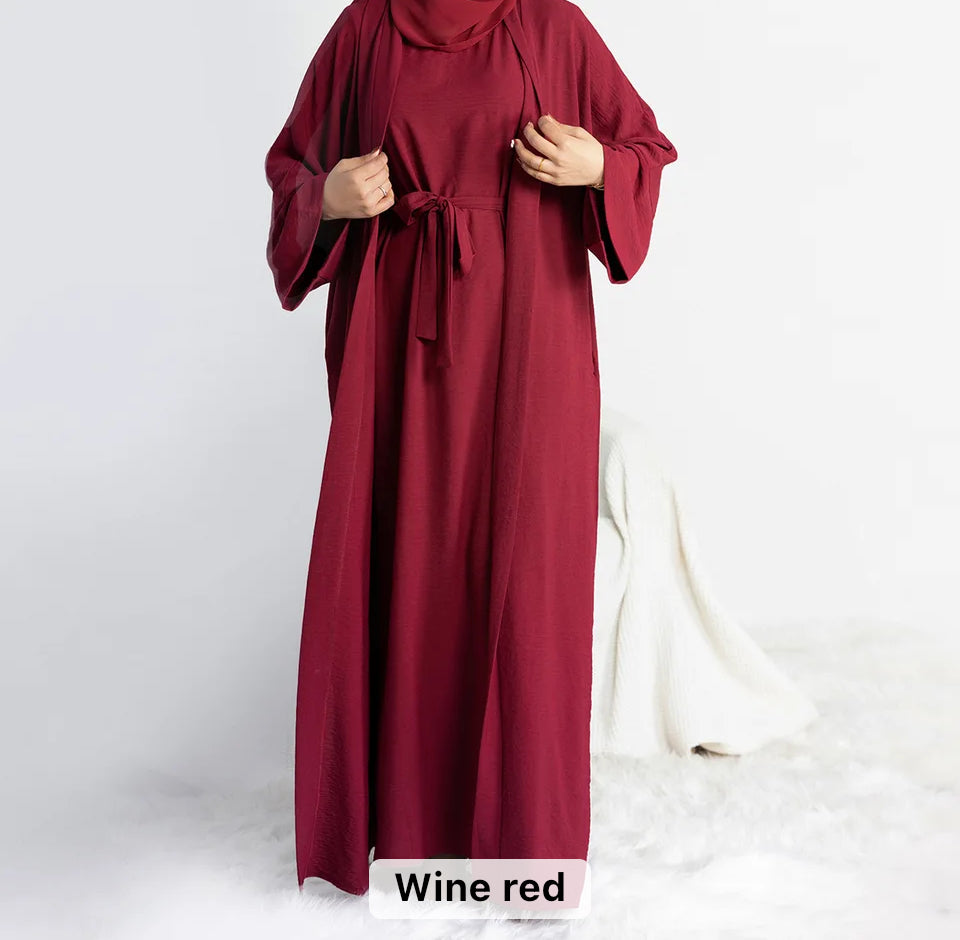 2-Piece Abaya with Pockets