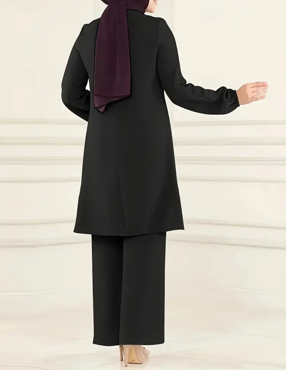 Short Modest Dress Set