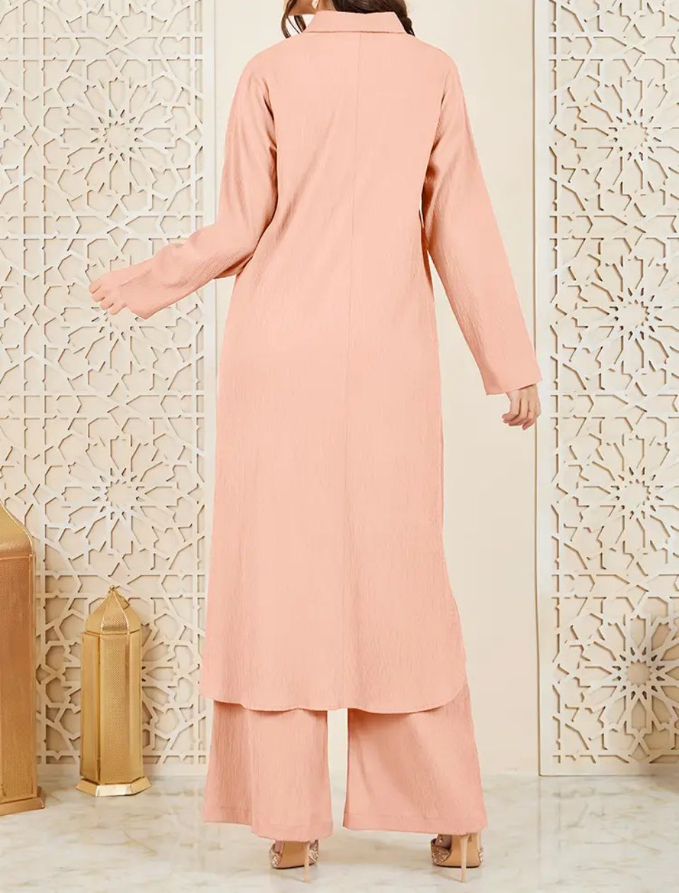 2-Piece Button-Down Dress