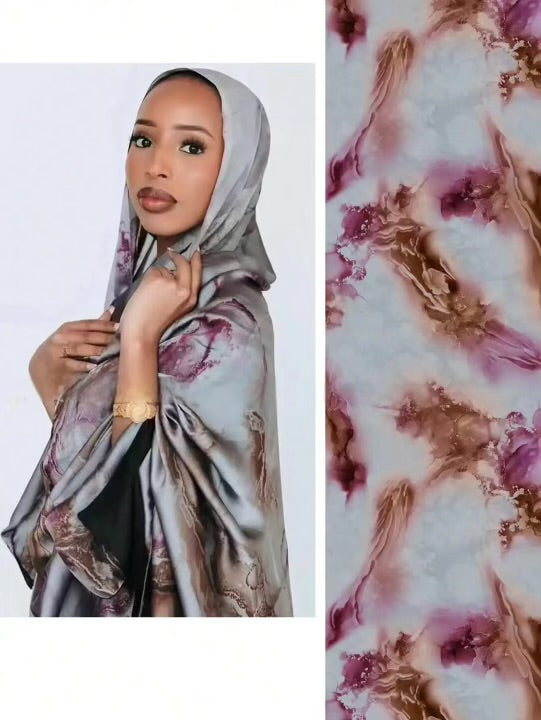 Satin Pattern Hijabs