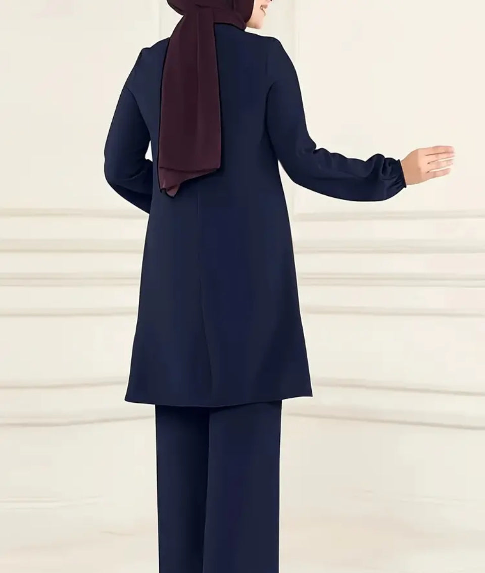 Short Modest Dress Set