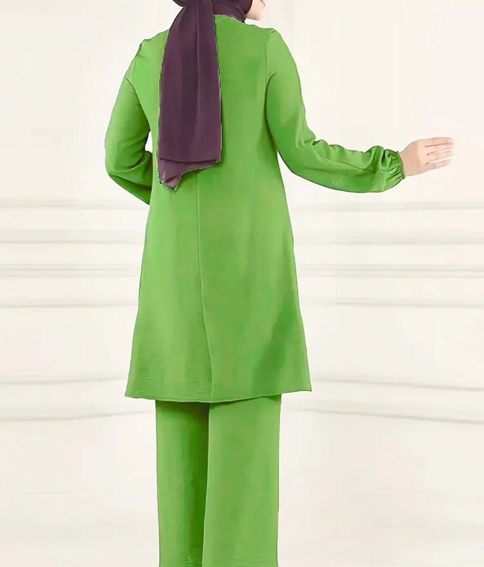 Short Modest Dress Set